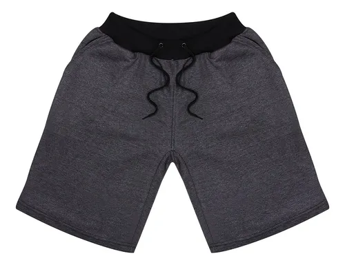 Bermuda moletom sale com tenis