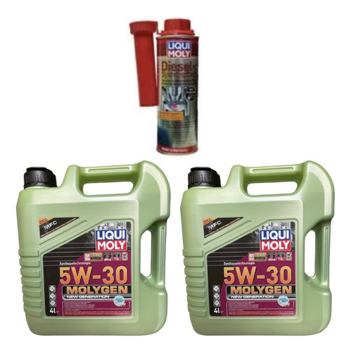 Pack Aceite Liqui Moly Molygen + Limpia Inyector 8 Litros