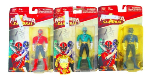 Set Por 3 Figuras Bandai Power Rangers  Empaque Dañado