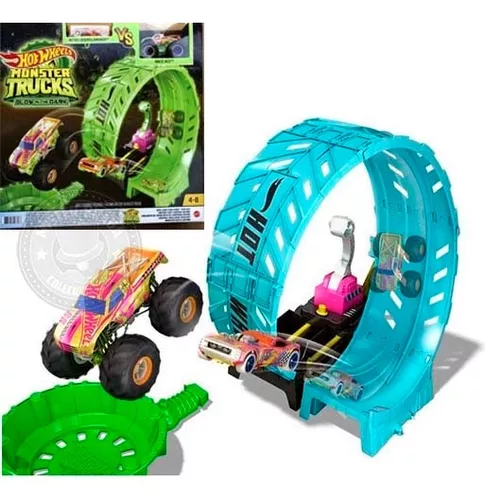 Pista Hot Wheels Looping Monster Truks - Mattel - Pistas