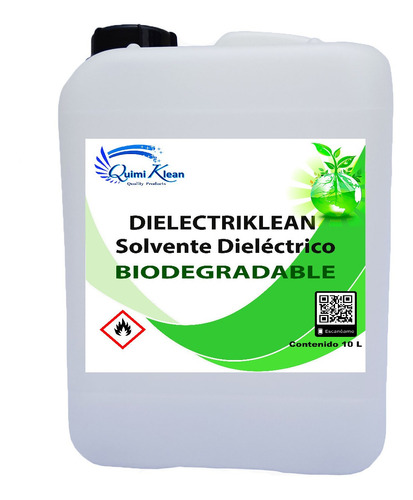 Solvente Dieléctrico Biodegradable 10 Litros Quimiklean