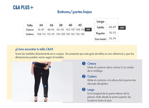 Leggings Fit Largo Tallas Grandes De Mujer C a 3001734 Meses