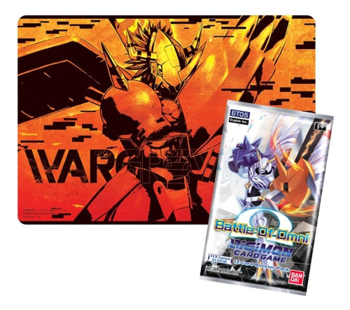 Digimon Card Game Wargreymon Playmat Pb-03