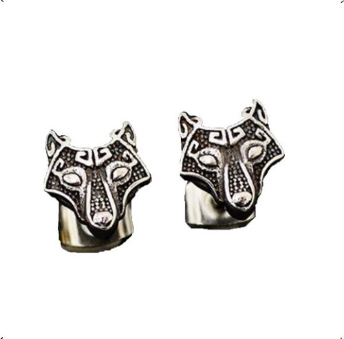 Aros Vikingo Lobo Hombre Mujer Earing Moda 2020