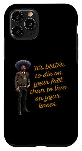 Funda Para iPhone 11 Pro Emiliano Zapata Mexican Flag Plasti