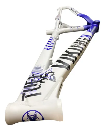 Quadro 26 Vikingx Tuff 25 Dirt Jump Branco Com Azul | Parcelamento