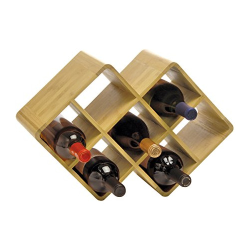 Bamboo Wine Rack - 8 Bottle