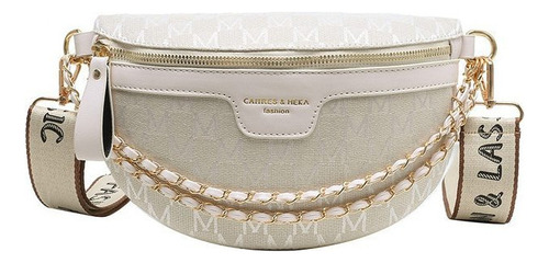 Mujer Cadena Estampado Carta Cintura Bolsa Crossbody