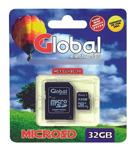 Tarjeta De Memoria Microsd 32gb + Adaptador