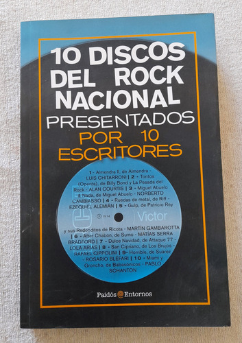 10 Discos Del Rock Nacional Presentados Por 10 Escritores (Usado)