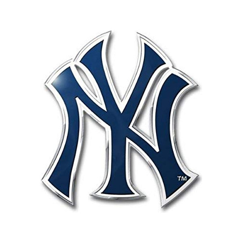 Emblema De Aluminio Resistente New York Yankees De Mlb