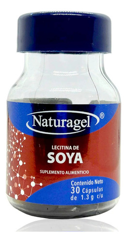 Lecitina De Soya Naturagel 30 Cáps. De 1.3 G C/u Suplemento Sabor Sin sabor