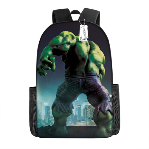 Mochila Amazon Hulk 3d Con Patrón De Dibujos Animados 3d Pri