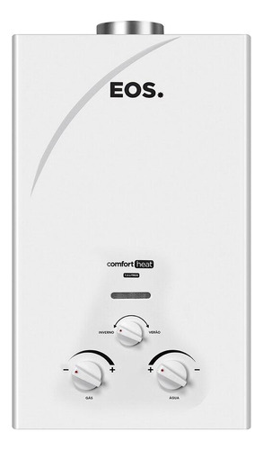 Aquecedor De Água A Gás Eos 7,5l Glp Branco Eaq75gm