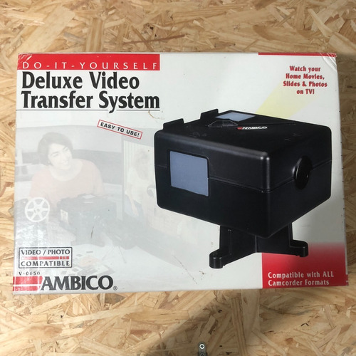 Imagem 1 de 9 de Ambico V-0650 Deluxe Video Transf. System 8mm35mm Slides Vhs