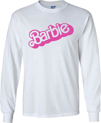 Barbie Playeras Manga Larga Para Hombre Y Mujer D11