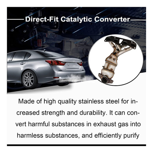 Catalizador Pulcherflow, Compatible Con Nissan Altima 2.5lt