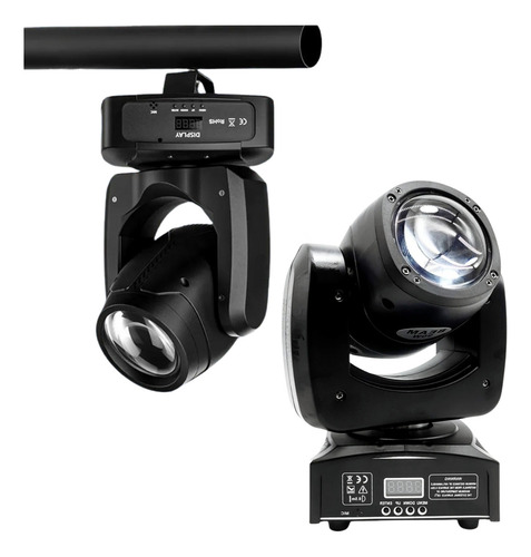 Kit 4 Moving Head Spot Light Led Profissional Dmx Strobo 5r