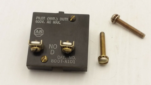 Allen Bradley 800t-xd1-os Contact Block Vintage 1no 600v Bbd (Reacondicionado)