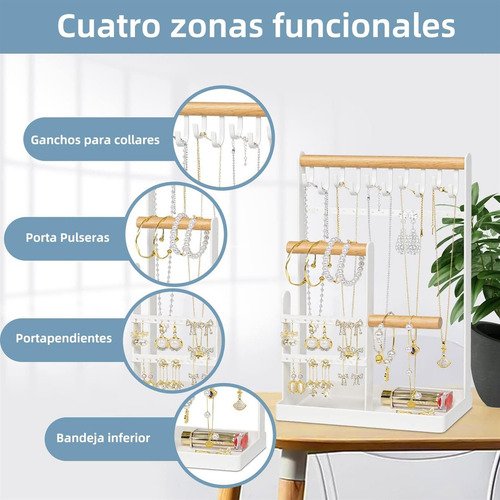Estantes Joyería, Contenedores De Joyería De Collar, Anillos