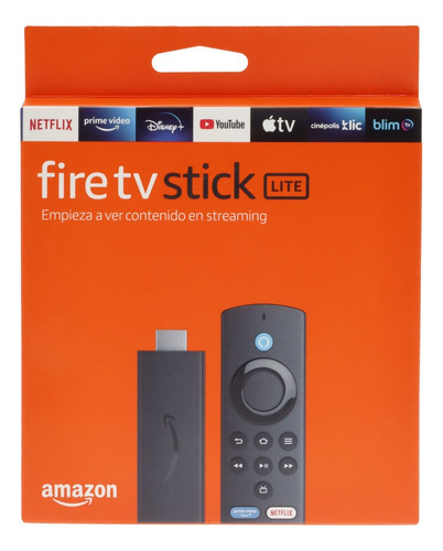 Amazon Fire Tv Stick Lite - Streaming 2.a Gen, 8 Gb Negro De Voz (Reacondicionado)