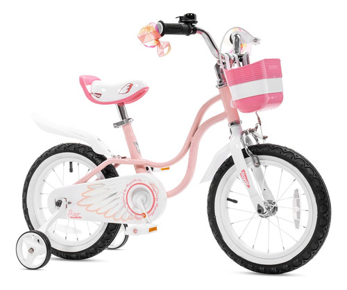 Bicicleta De Princesa Niñas Ruedas De Entrenamiento, C...