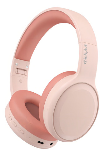 Auriculares Inalámbricos Bluetooth Plegables Lenovo Academia Training Th30, Color Rosa Rosa