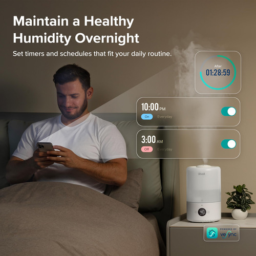 Humidificador Inteligente Con Sensor Y Control De Voz 4l