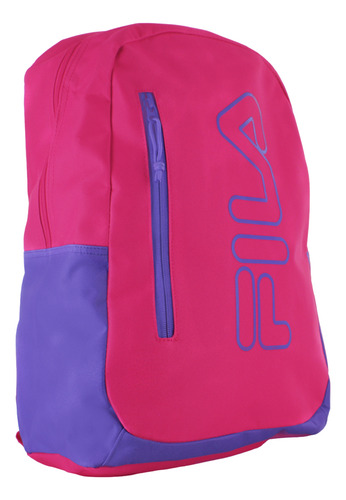Fila Mochila Escolar Sport Casual Back Clases Mujer 86916 Color Fiusha