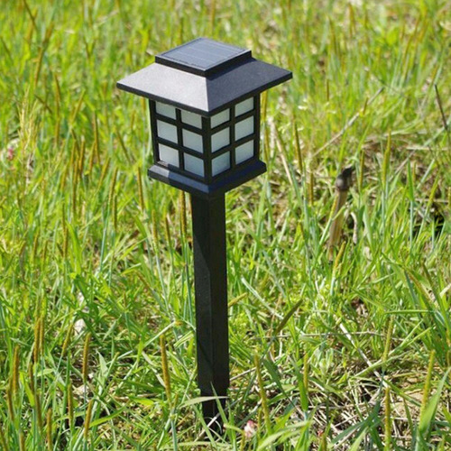 Luminaria Espeto Energia Solar Kit 4 Unid Jardim Iluminação