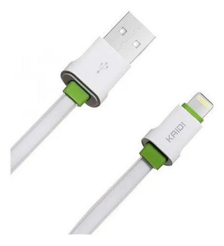 Cabo Usb Lightning Compatível 2 Metros Rápido Cor Branco