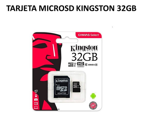 Tarjeta Microsd Kingston 32gb