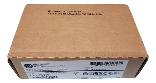Allen Bradley Módulo De Salida A Relay 1762-ow16 Micrologix