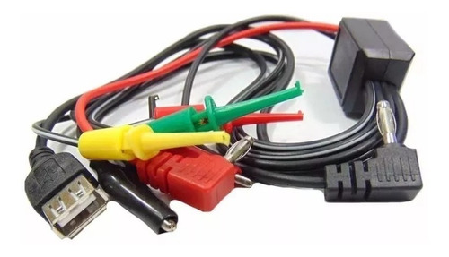 Cable Para Fuente De Poder Regulable Tester Multimetro