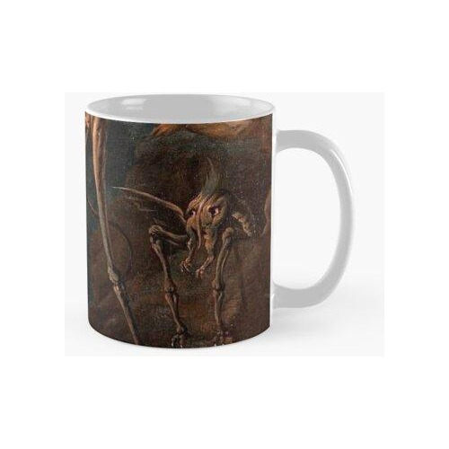 Taza La Tentación De San Antonio De Salvator Rosa Calidad Pr