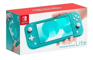 Console Nintendo Switch Lite Portátil 32gb Colorido Turquesa Barato Nacional Homologado Pela Anatel Com Nota Fiscal E Garantia 1 Ano Novo Lacrado