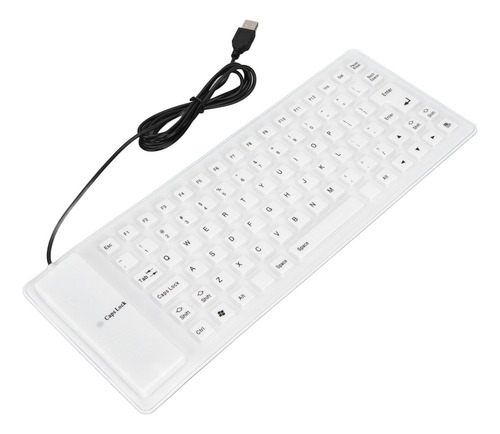 Teclado De Silicona Con Cable Usb Diseño Completamente Sella