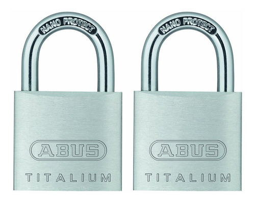 Abus 64ti/30 Candado De Aleación De Aluminio De Titanio 2 Un