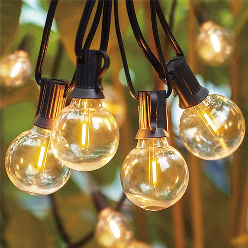 Imagen 6 de 6 de Bombillos G40 E12 Guirnalda Extensión Luces Paquete X 10unid