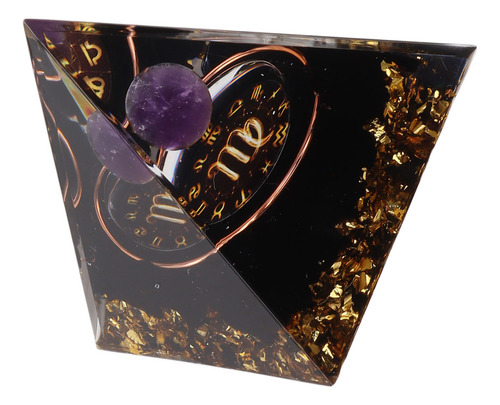 Pirámide De Cristal Curativa De 5 Cm De Orgonita Para Energí