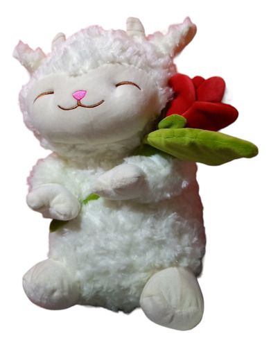 Peluche Carnero, Oveja Con Rosa, Carnerito, Enamorados