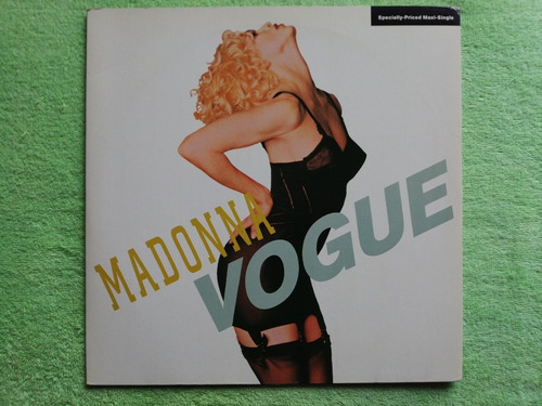 Eam Lp Maxi Single Vinilo Madonna Vogue 1990 Version Special