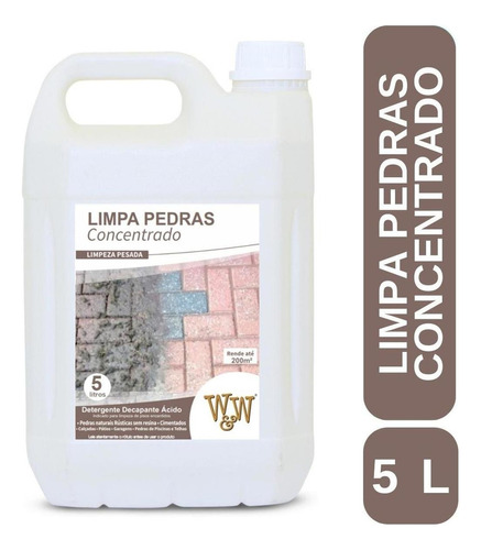 Limpa Pedras Concentrado Limpeza Pesada 5l