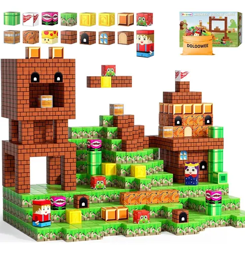 comprar 60pcs Puzzle Magnético Bloque De Construcción De Juguetes