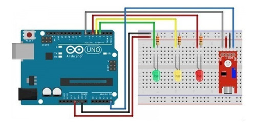 2 X Módulo Detector Sensor De Som Palmas Ky-037 Arduino Pic