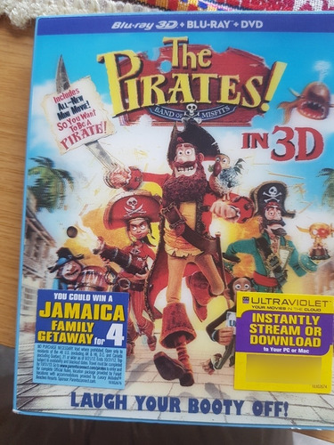 Pelicula The Pirates Nueva 3d Bluray