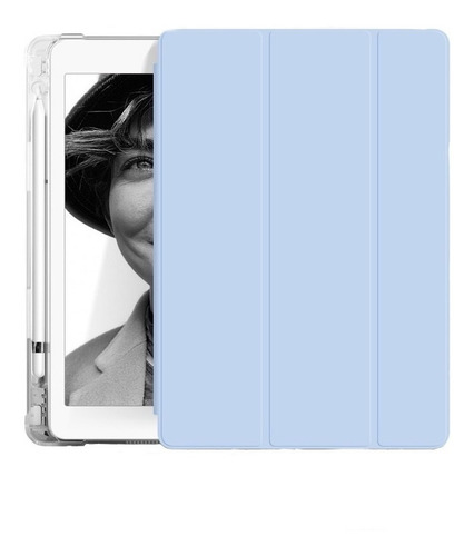 Funda Para iPad 10.2 Transparente 9° Gen (2021) Ranura Lápiz