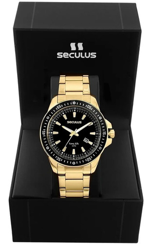 Relógio Masculino Seculus Long Life 20849gpsvda3