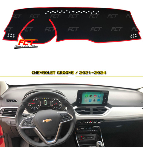 Cubre Tablero Premium/ Chevrolet Groove/ 2021 2023 2024 Fct®