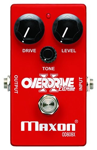 Maxon Compact Series Od808x Overdrive Extreme Bass Distorti